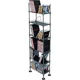 Atlantic SHF6T77 6-Tier Translucence Adjustable Multimedia Shelving