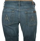 Seven 7 for All Mankind Jeans Gold/champagne Swarovski Crystals 