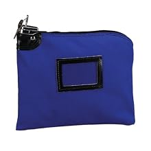 PM Company Securit Blue Army Duck Night Deposit Bag with Pop-Up Lock, 9 x 12 Inch, Blue, 1 per Carton (04600)