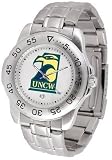 North Carolina Wilmington Seahawks UNCW NCAA Mens Sports Steel Watch