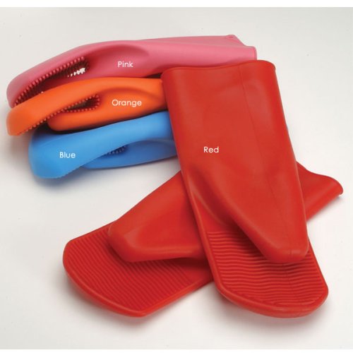 Silicone Oven Mitts (pair) - Orange