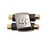Monster CableLinks Koppler, RCA zu RCA Female Female, Dual Inline (MCL RLFB)