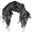 Arab Keffiyah Scarf - Black & Gray Image #1 Arab Keffiyah Scarf - Black & Gray Image #1