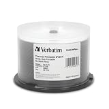 Verbatim DVD-R 4.7GB 8X DataLifePlus White Thermal Printable, Hub Printable 50pk Spindle