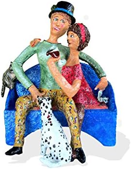 Lesbian paper mache sculpture