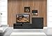 Nexera Wall Shelves 222506, Set of 2, Black