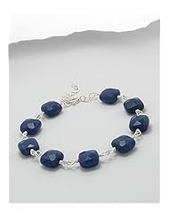 Sapphire Bracelet In 92.5 Sterling Silver