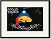 Black Framed/Matted Print 17x23, Eine Harems Nacht at the Apollo-Theater