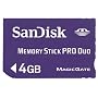 SanDisk MemoryStick Pro Duo 4GB SDMSPD-4096-J95