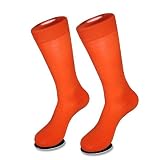 6 Pair of Antonio Ricci ORANGE Mens COTTON Dress SOCKS NEW