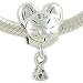 Authentic BIAGI STERLING MOUSE & CHEESE European Bead Dangle Charm