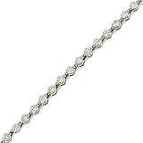Ladies 2 prong Round Diamond Tennis Bracelets 3.00cttw