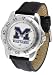 Michigan Wolverines Suntime Mens Sports Watch w/ Leather Band - NCAA College Athletic...