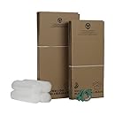 Duck Brand Moving Kit with 12 Boxes, 4 Rolls Bubble Wrap, 1 Roll HD Clear Packing Tape (280640)