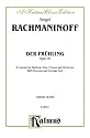 Der Fruhling, Op. 20: SATB with Bar Solo (Orch.) (German, Russian Language Edition)