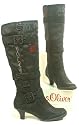 s.Oliver Damen Nylon Stiefel schwarz