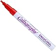 Uchida 125-C-2 Marvy Chisel Point Pen Tip Calligraphy Paint Marker, Red