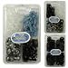 200 Snag-Free Hair Elastics, Pony Tail Holders, Hair Accessories, Colors may vary