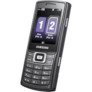 Samsung C5212 (Dual SIM, Kamera, Video, MP3-Player, Bluetooth) noble-black Handy