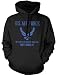 U.S. Air Force, My Job Is To Protect Your Ass Not Kiss It Mens Sweatshirt, USAF Logo Pullover Hoodie