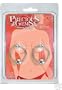 Silver Nipple Thrill Rings - Non Piercing Body Jewelry - Precious Gems