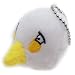 ANGRY BIRD PLUSH KEY CHAIN -WHITE BIRD