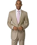 Lauren by Ralph Lauren Jackets, Total Comfort Two Button Tan Textured Wool
