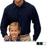 Port Authority - Silk Touch Long Sleeve Sport Shirt with Pocket (K500LSP)
