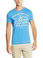 American People Camiseta Manga Corta Thomas (Azul)