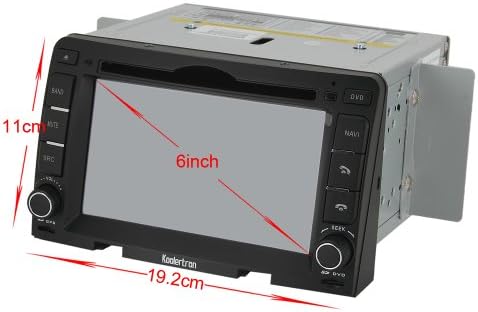 Koolertron For 2009 2010 2011 2012 Hyundai i30 Car DVD GPS Navigation With dual-core/3Zone POP 3G/WIFI/20 Disc CDC/ DVD Recording/ Phonebook / Game with GPS Navigation Vehicle GPS with Maps (OEM Factory Style,Free Maps)