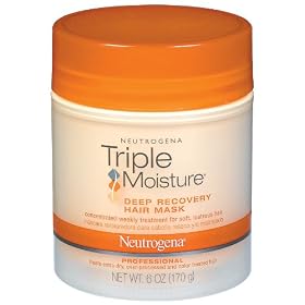 Neutrogena Triple Moisture Deep Recovery Hair Mask, 6 Ounce (Pack of 2)