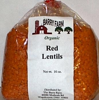 Red Lentils, 1 lb. by Barry Farm
