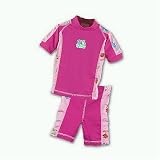 Sun Protective 2 Piece Swimwear - Pink/Magenta: 2/3 T