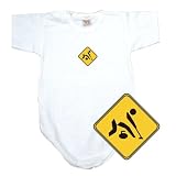 BABY BODYSUIT WHITE  SIGN CURLING  18 - 24 Months
