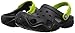 Crocs Kids' Swiftwater Clog K, Black/Volt Green 2 M US Little Kid