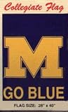 Michigan Wolverines 28x40 Collegiate Banner Flag