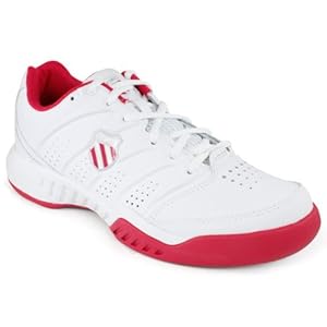 K-Swiss Women's Ultrascendor II Tennis Shoe,White/Hot Pink/Silver,6 M US