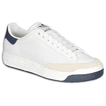 adidas Originals Men's Rod Laver Tennis Shoe, White/Navy, 14 M