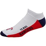 MLB Texas Rangers White Color Block Ankle Socks