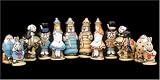 : Alice in Wonderland Hand Painted Theme Chess Set