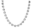 Zina Sterling Silver Etched Squares Necklace, 17"