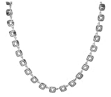 Zina Sterling Silver Etched Squares Necklace, 17"