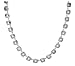 Zina Sterling Silver Etched Squares Necklace, 17"