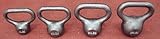 Kettlebells 10, 15, 20 & 25 lb. (4 pc set)