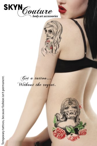 Temporary Tattoos Sexy Bride - 36 Tattoos (Pack of 2)