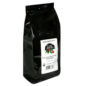 Café Altura Organic Coffee, Colombian Dark,  Whole Bean, 32-Ounce Bag