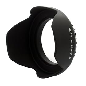 55mm New Flower Shape 55mm Lens Hood Shade Cap Cover all lens filters of 55mm