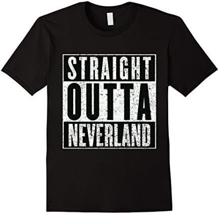 Men's Tulip Tree Tees: Neverland Represent T-shirt Large Black