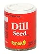 Tone's Dill Seed, .55-Ounce Containers (Pack of 6)