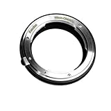 Fotodiox Lens Mount Adapter, Nikon Lens to OM 4/3 (Four Thirds) Camera Adap ....